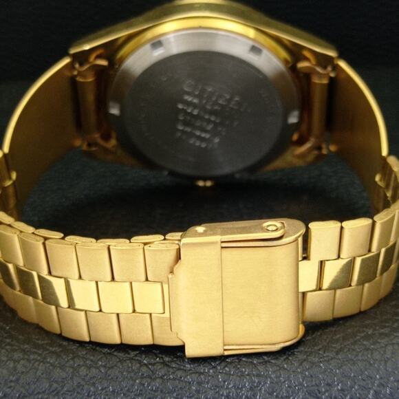 Vintage 1973 Citizen Automatic Mens Gold Watch W/daydate & White accents - Picture 2 of 10